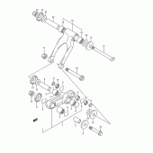 Схема вузла: Важіль прогресії (Model k) для Suzuki RM250