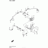 Схема узла: Система индукции воздуха для Suzuki VZ800 Boulevard M50