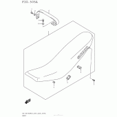 Схема вузла: Сидіння для Suzuki DR-Z400 DR-Z400SM