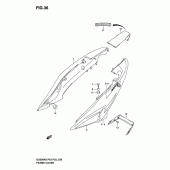 Схема вузла: Бічні панелі (Model k3) для Suzuki GS500