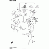 Схема узла: Топливный бак (Dl650Al7 E33) (For Yu1) для Suzuki DL650 V-Strom