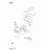Схема вузла: Бардачок & Інструмент для Suzuki GSX650