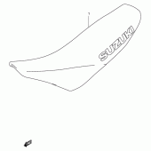 Схема вузла: Сидіння для Suzuki RM125