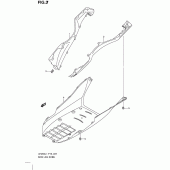 Схема узла: Нижние молдинги (Юбки) для Suzuki UH200 Burgman