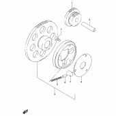 Схема вузла: Привід стартера для Suzuki GS500