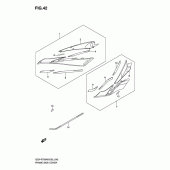 Схема вузла: Бічні панелі (Model k8) для Suzuki GSX-R750