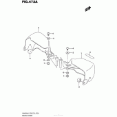 Схема вузла: Захист рук (Опція) для Suzuki AN400 Burgman (EU analogue of SkyWave)