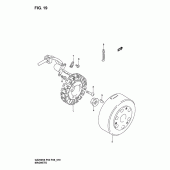 Схема узла: Статор & Ротор для Suzuki GZ250 Marauder
