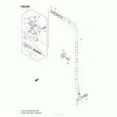 Схема узла: Передний тормозной цилиндр (Dr-Z125L E33) для Suzuki DR-Z125 DR-Z125L