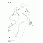 Схема вузла: Електроустаткування для Suzuki DR200 DR200SE
