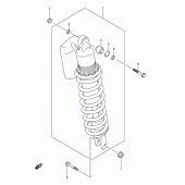 Схема узла: Задний амортизатор (Dr-z400ey/ek1/ek2/ek3/ek4 e24) для Suzuki DR-Z400 DR-Z400E