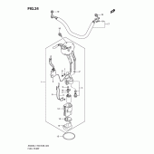 Схема вузла: Паливний насос для Suzuki AN400 Burgman (EU analogue of SkyWave)