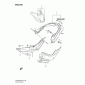 Схема узла: Заднее крыло (Vzr1800zl2 e19) для Suzuki VZR1800 Intruder M1800R/ Boulevard M109R