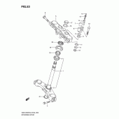 Схема узла: Рулевая траверса для Suzuki GSX1250