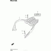 Схема вузла: Carrier (Dl650Al7 E03) для Suzuki DL650 V-Strom