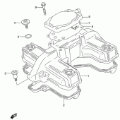 Схема вузла: Клапанна кришка Suzuki GS500