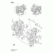 Схема узла: Картер двигателя для Suzuki SFV650 Gladius