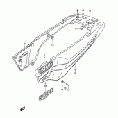 Схема вузла: Бічні панелі (Model m) для Suzuki DR800