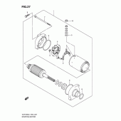 Схема вузла: Електричний стартер для Suzuki VLR1800 Intruder C1800R/ Boulevard C109R