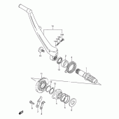 Схема вузла: Кікстартер для Suzuki RMX250