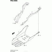 Схема вузла: Нижні молдинги (Спідниці) для Suzuki UH200 Burgman