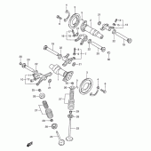 Схема узла: Распредвал & Клапан для Suzuki VZ800 Marauder