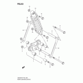Схема вузла: Важіль прогресії для Suzuki GS500
