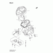 Схема вузла: Спідометр (Sv650sal2 e24) для Suzuki SV650