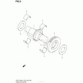 Схема вузла: Балансувальний вал для Suzuki GSX-R1000