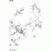 Схема узла: Throttle Body (Vl800L3 E33) для Suzuki VL800 Boulevard C50T