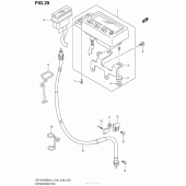 Схема вузла: Speedometer (Dr-Z400Sml4 E03) для Suzuki DR-Z400 DR-Z400SM