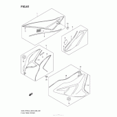 Схема узла: Накладка топливного бака (E03) для Suzuki GSX-R750