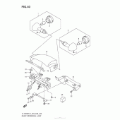 Схема вузла: Rear Turnsignal Lamp для Suzuki VL1500 Boulevard C90T BOSS