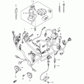 Схема вузла: Електропроводка (Gsx1400k2/uk2/k3/uk3) для Suzuki GSX1400