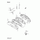 Схема узла: Спидометр (An650al1 e2) для Suzuki AN650 Burgman (EU analogue of SkyWave)