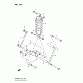 Схема узла: Рычаг прогрессии (Gsx650ful1 e24) для Suzuki GSX650