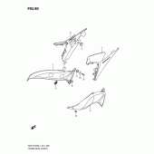 Схема узла: Боковые панели для Suzuki GSX-R1000