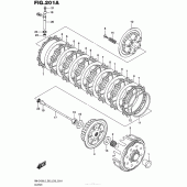 Схема вузла: Зчеплення для Suzuki RM-Z450