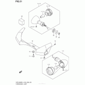 Схема вузла: Turnsignal Lamp (Vzr1800Bzl4 E03) для Suzuki VZR1800 Boulevard M109R BOSS