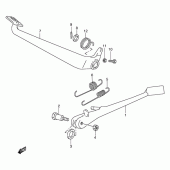 Схема узла: Подставка для Suzuki VZ800 Marauder