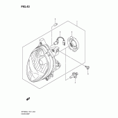 Схема вузла: Фара (Sfv650l1 e21) для Suzuki SFV650 Gladius