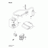 Схема вузла: Електроустаткування для Suzuki AN400 Burgman (EU analogue of SkyWave)