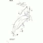 Схема узла: Заднее крыло для Suzuki GS500