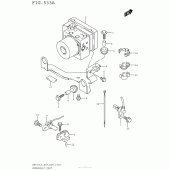Схема вузла: Блок ABS для Suzuki AN650 Burgman (EU analogue of SkyWave)