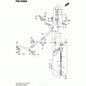 Схема вузла: Задні гальмівні циліндри (Gsx-R1000L7 E03) для Suzuki GSX-R1000