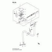 Схема узла: Главный цилиндр сцепления для Suzuki GSX1400