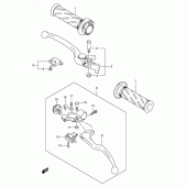 Схема вузла: Ручки керма для Suzuki GSX-R600