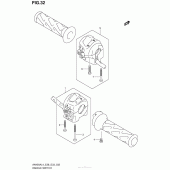 Схема вузла: Пульт керування рульовим для Suzuki AN400 Burgman (EU analogue of SkyWave)