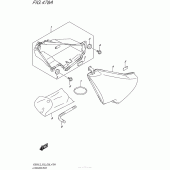 Схема вузла: Бардачок для Suzuki VZ800 Boulevard M50