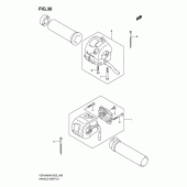 Схема узла: Пульт управления рулевой (See note) для Suzuki VZR1800 Intruder M1800R/ Boulevard M109R